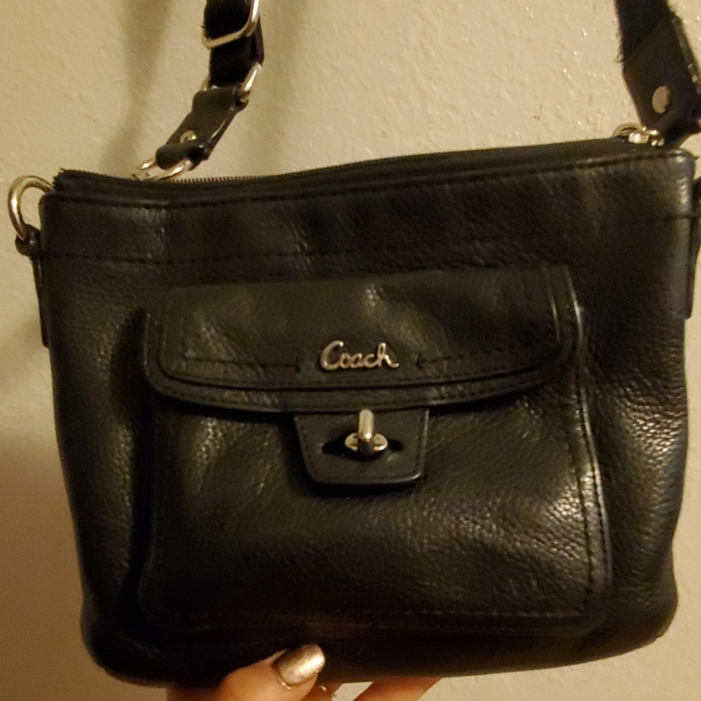 Small black Coach Purse